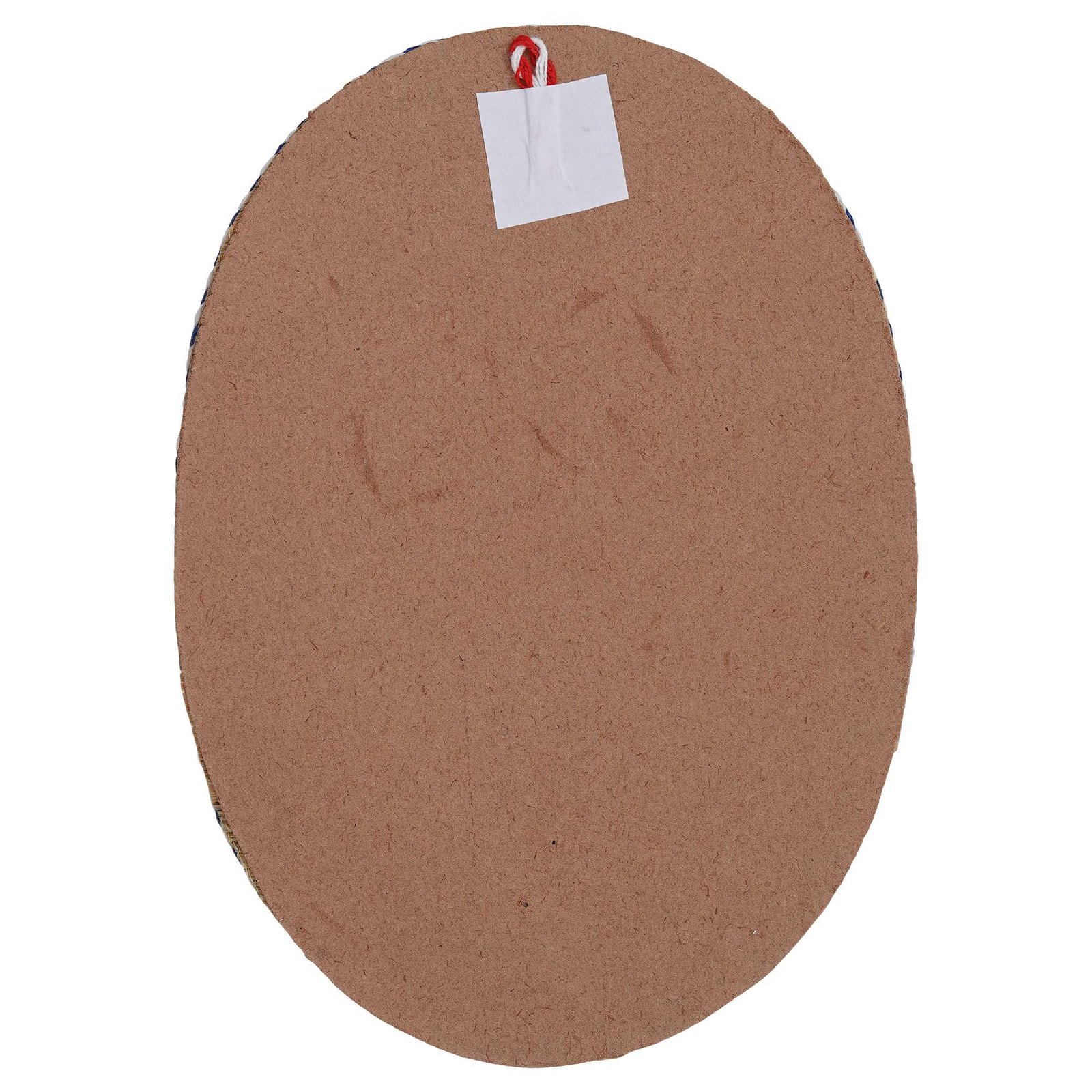 Oval Shaped Design Bamboo Hand Crafted Wall Hangings Of Shri Ram Ji With Janaki Ji For Home D?cor | Bamboo Art For Wall Decor - Image 3