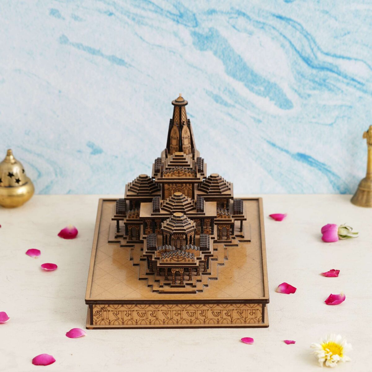 Ram Lalla Idol Ayodhya Murti Resin Shree Ram Lalla Statue Home Decor & Gifts, Office, Tample, Mandir Housewarming Decoration Items - Image 3