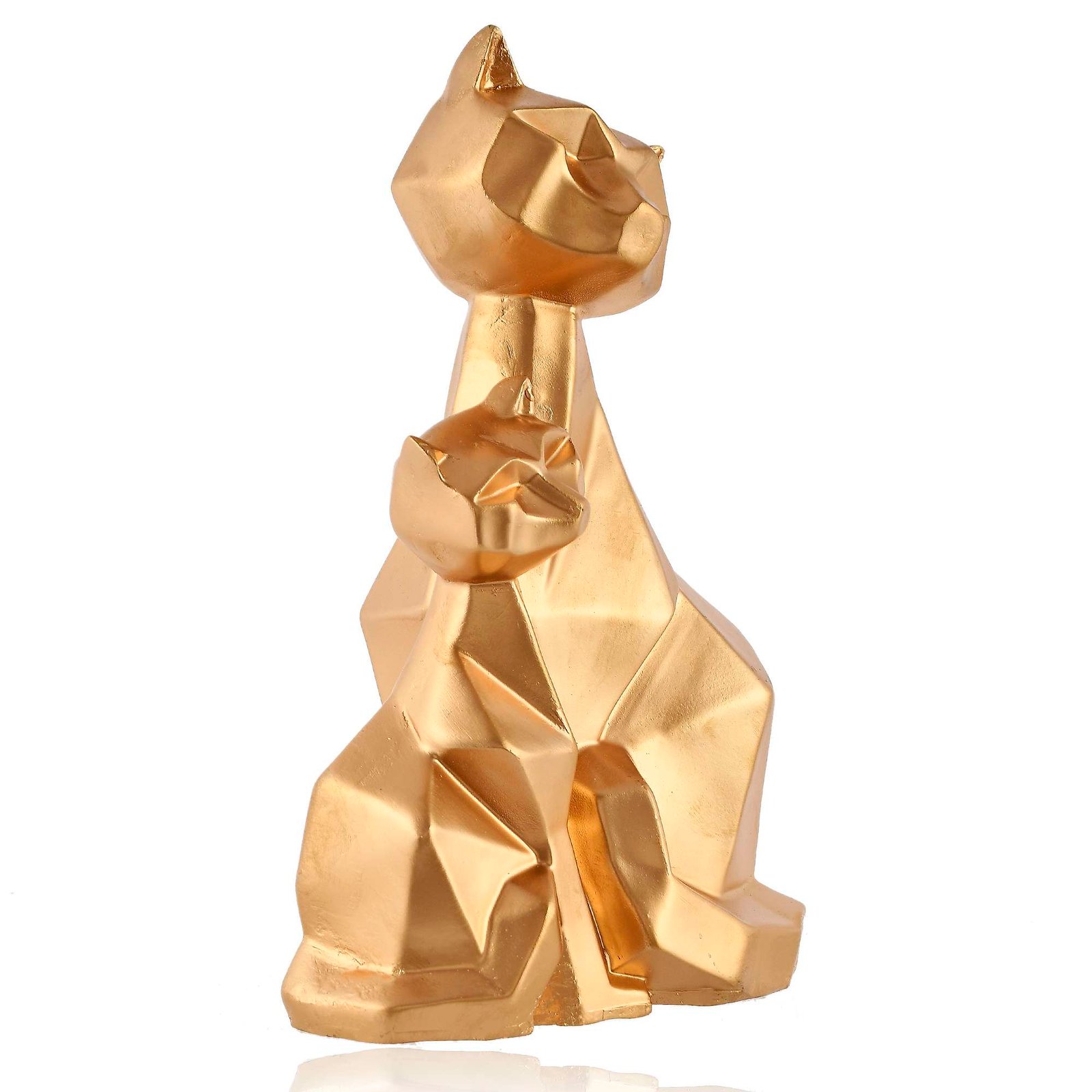 Handcrafted polyresin Cat Family - Image 3